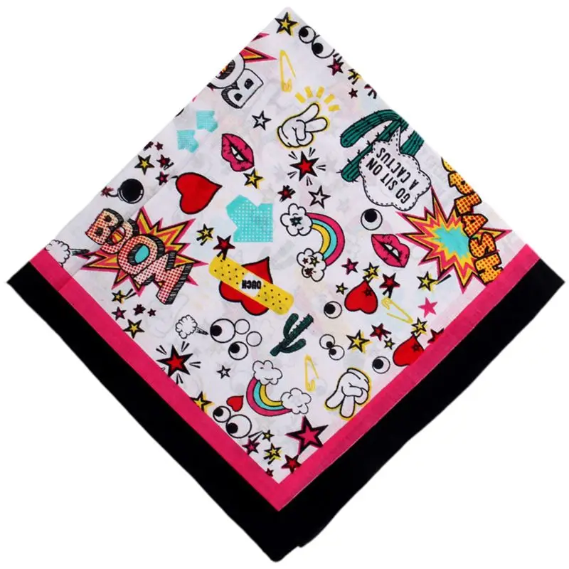 Новинка бандана карандаш с рисунком в виде сердца символа Мира унисекс из хлопка