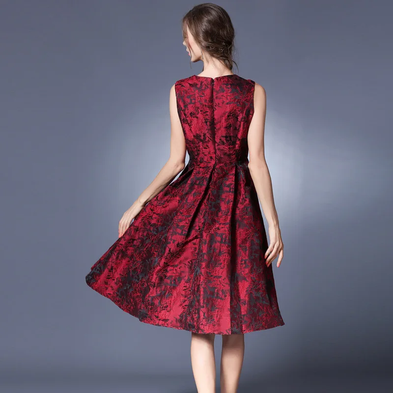 Женское платье жилет с принтом плиссированное для особых случаев выпускного