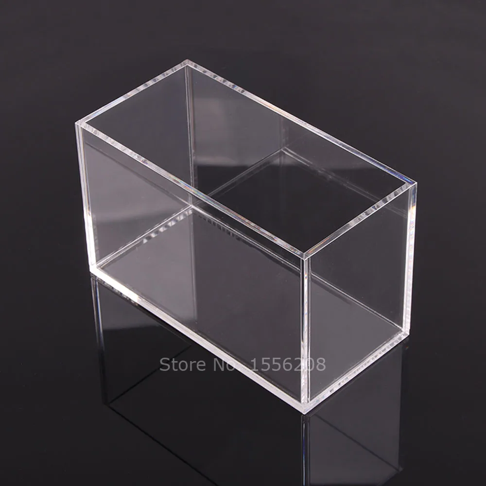 Acrylic Rectangle Holder Handmade Clear 220x100x100 Box Sundry Storage Cosmetic Makeup Organizer | Дом и сад