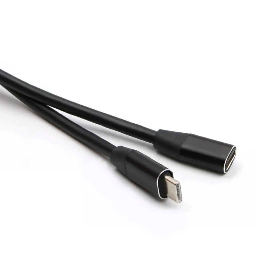 Тип C USB 3 1 папа-USB-C Женский удлинитель для передачи данных 10 Гбит/с 1080P Высокое
