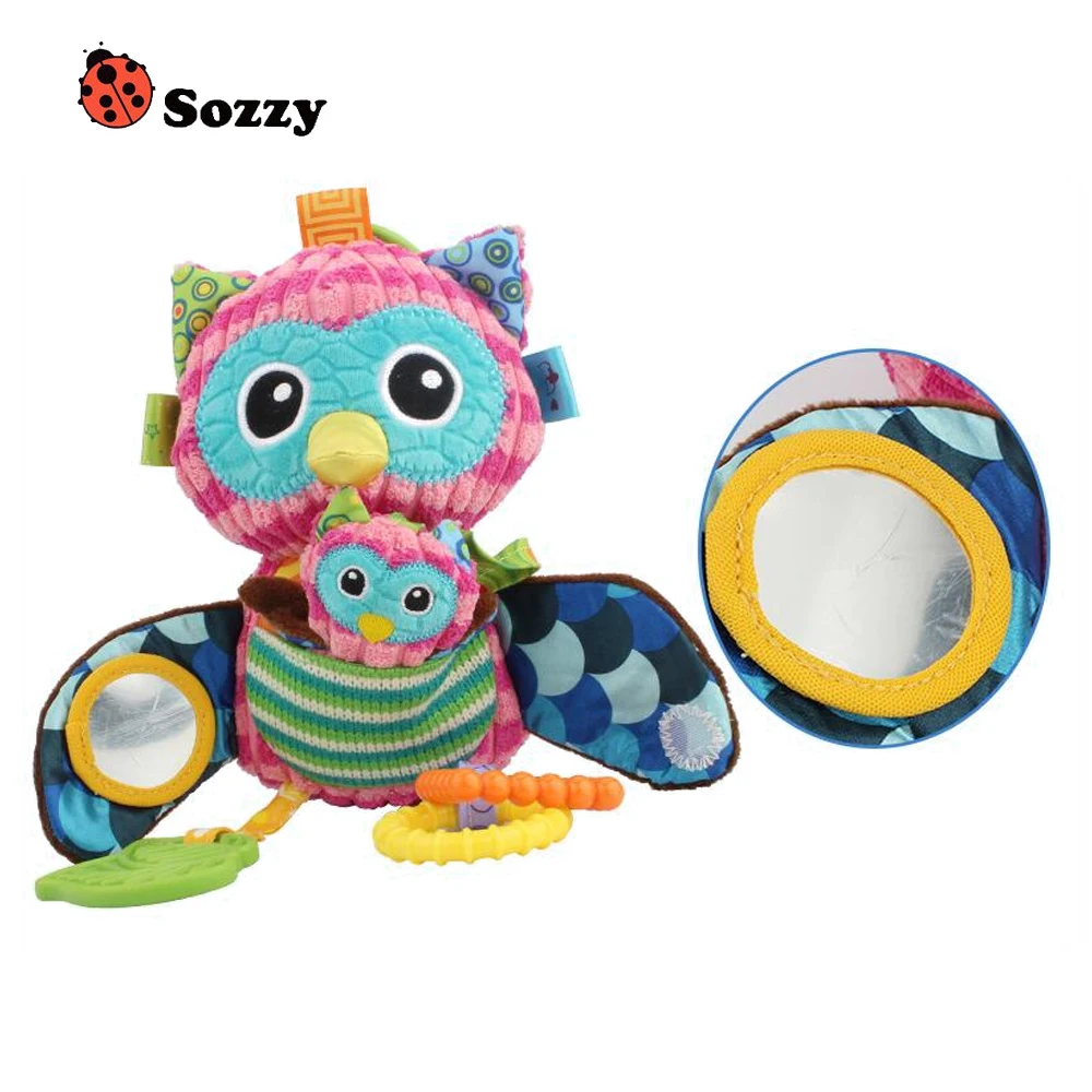 1 шт. Sozzy мягкие хлопковые детские многофункциональные игрушки Погремушки для