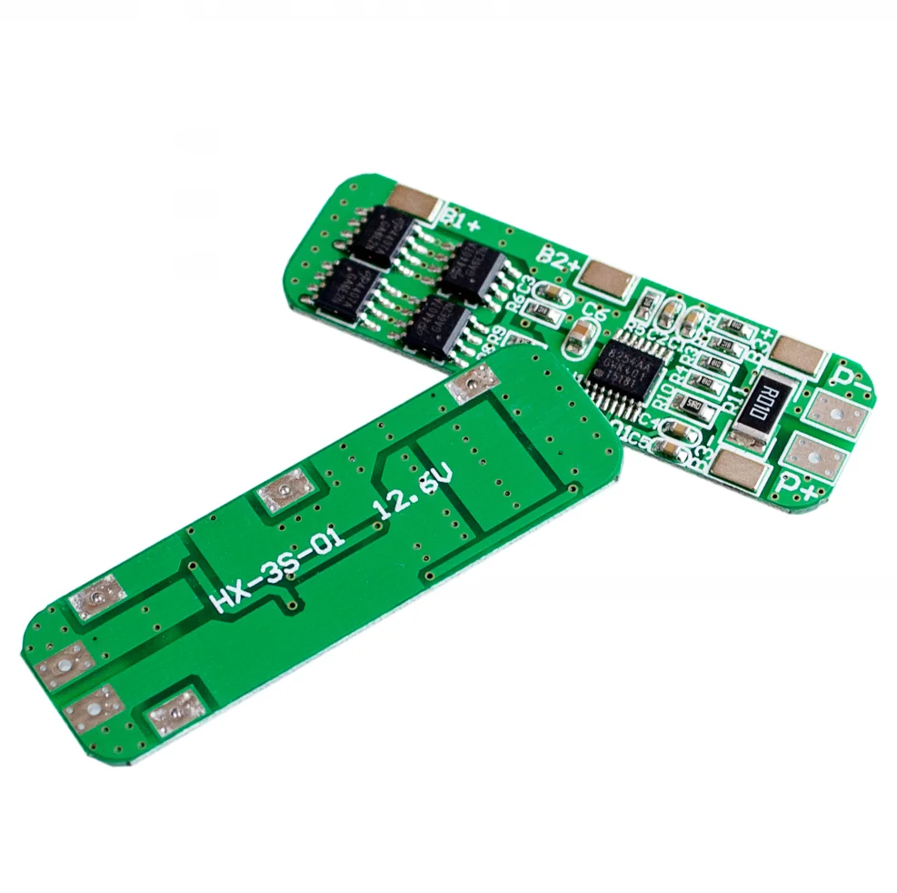 10 шт./лот 3S 6A Li Ion 12V 18650 BMS PCM плата защиты батареи bms pcm для литий ионного lipo