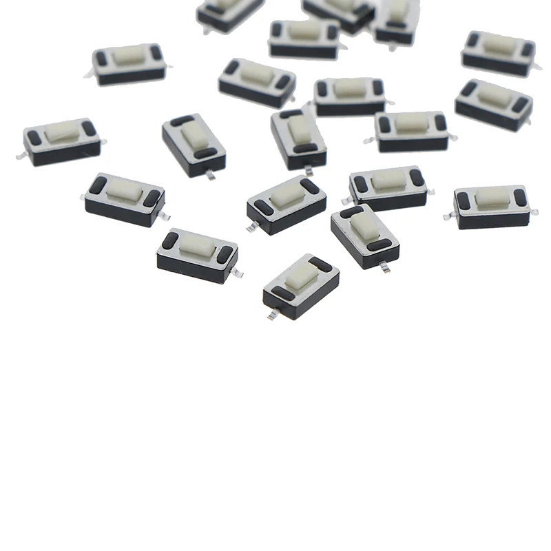 20 шт./лот SMT 3x6x2 5 мм SMD тактильный Такт Кнопка Микро-переключатель 3*6 * для MP3 MP4