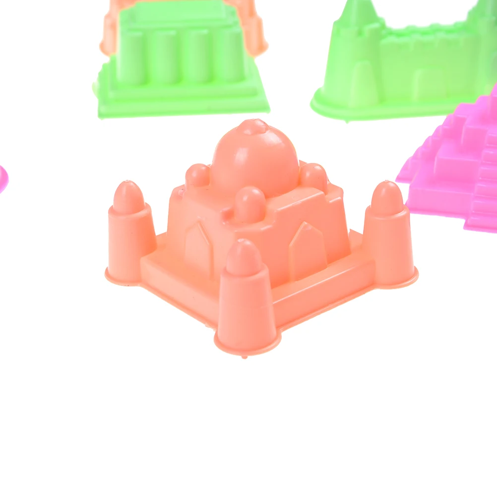 6 шт./компл. формочка в виде замка из песчаной глины портативная детская