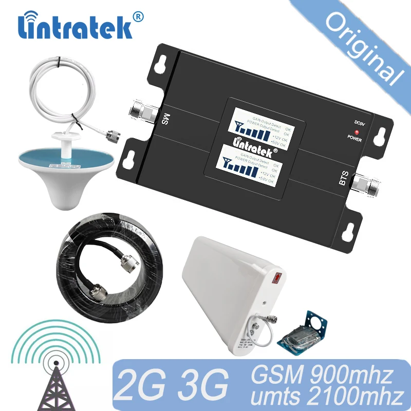 Бесплатная доставка Усилитель сотового сигнала 3G сигнал 900 2100 GSM усилитель UMTS