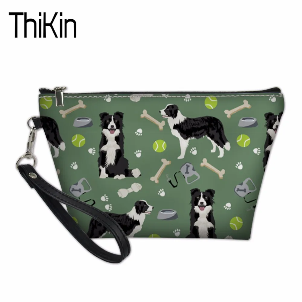 THIKIN макияж организатор мешок колли вентиляторы печатных Красота косметический