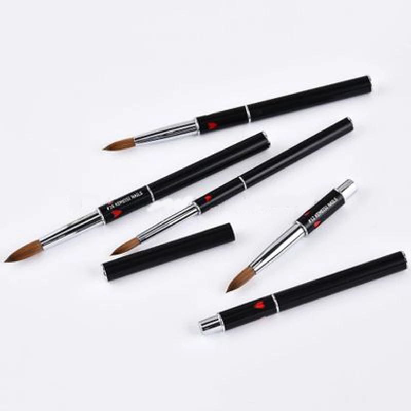 Набор кистей для дизайна ногтей 1 шт. чистый колинский Соболь УФ гель акриловый