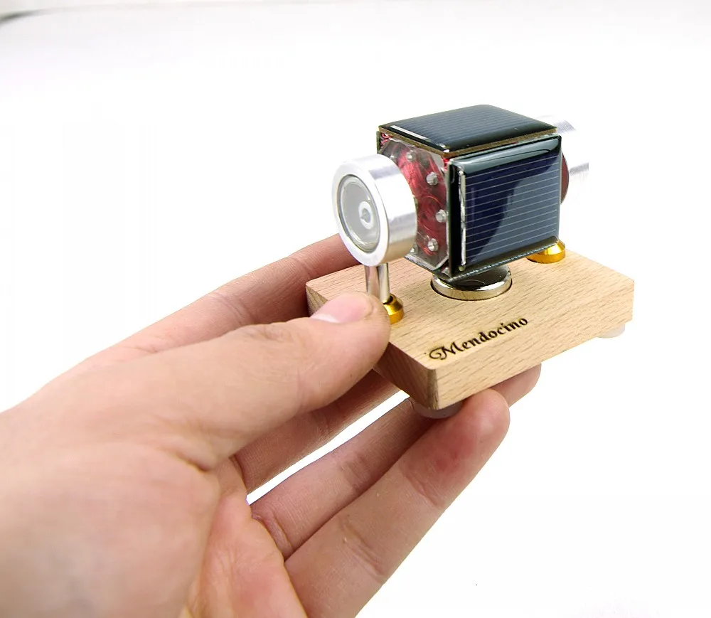 Крошечный двигатель мендочино солнечная игрушка science physics развивающие игрушки