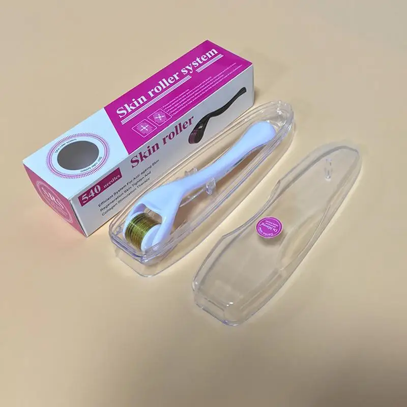 Поликарбонат микро иглы ролик 540 Иглы многоцелевой Уход за кожей инструмент