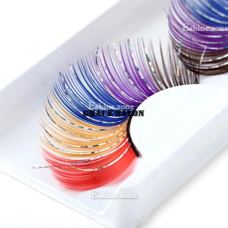 

Facy Green Soft Party Eyelashes Makeup Cosmetics Eye Lashes Salon Long Handmade