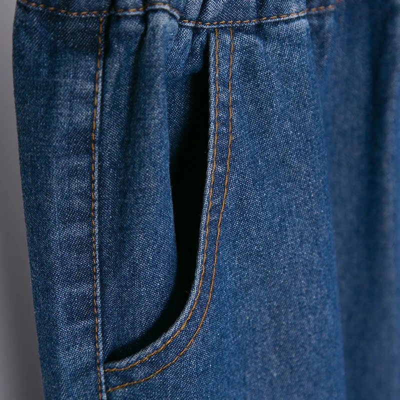 AIYANGA jeans плюс размер джинсы женские джинсовые брюки 2018 летние широкие для женщин с