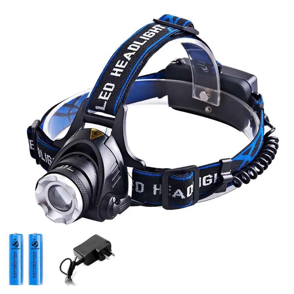 Albinaly RU 6000lm Cree XML-L2 xm-l T6 светодиодные фары Масштабируемые фар Водонепроницаемый Глава Факел глава лампа Рыбалка Охота свет