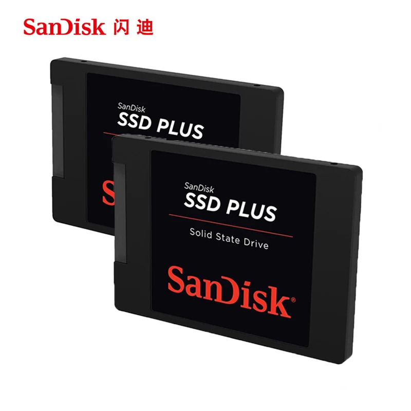 Sandisk HDD SSD PLUS 120 GB 240 480 535MBS Внутренний твердотельный диск SATA 3 0 (6 ГБ/сек.) для
