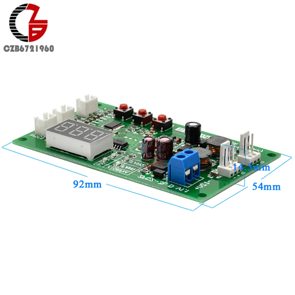 DC 12V Напряжение регулятор 2CH ШИМ цифровой контроллер скорости двигателя