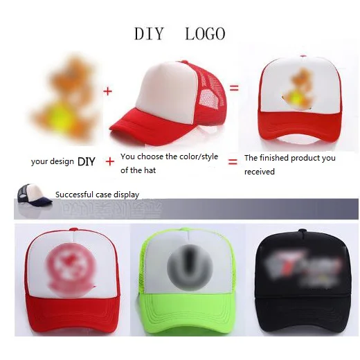 wholesale Fashion Mesh hats Baseball Cap Hat Sport Running Tennis Hat Cap Racing Adjustable custom made Hat for Men& Women