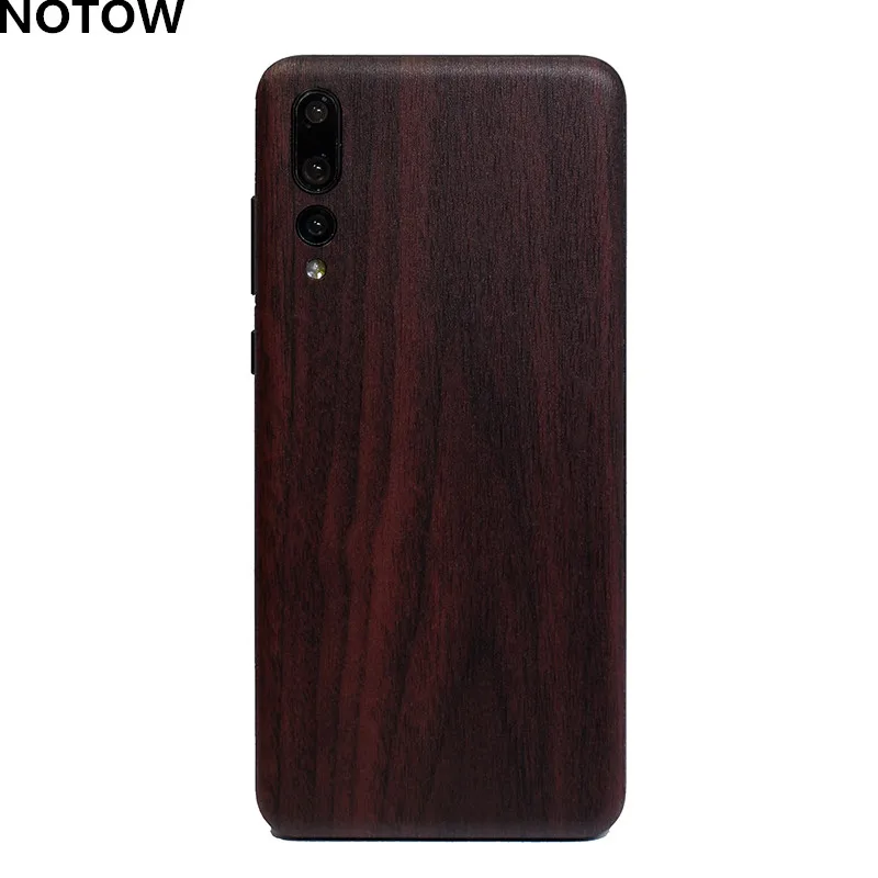 NOTOW Luxury Wood Skin Phone Sticker protective film Back Body Decal Wrap Protective  for Huawei  p20/p20pro