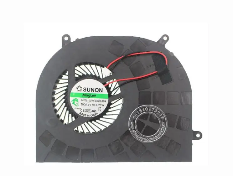 

New For Hasee Shinelon T1 TN15S01 T1-540S1N T1-781S1N T6 K660D-I7D4 For NGAME QRTECH F2-400 MF75120V1-C220-A99 CPU Cooling Fan