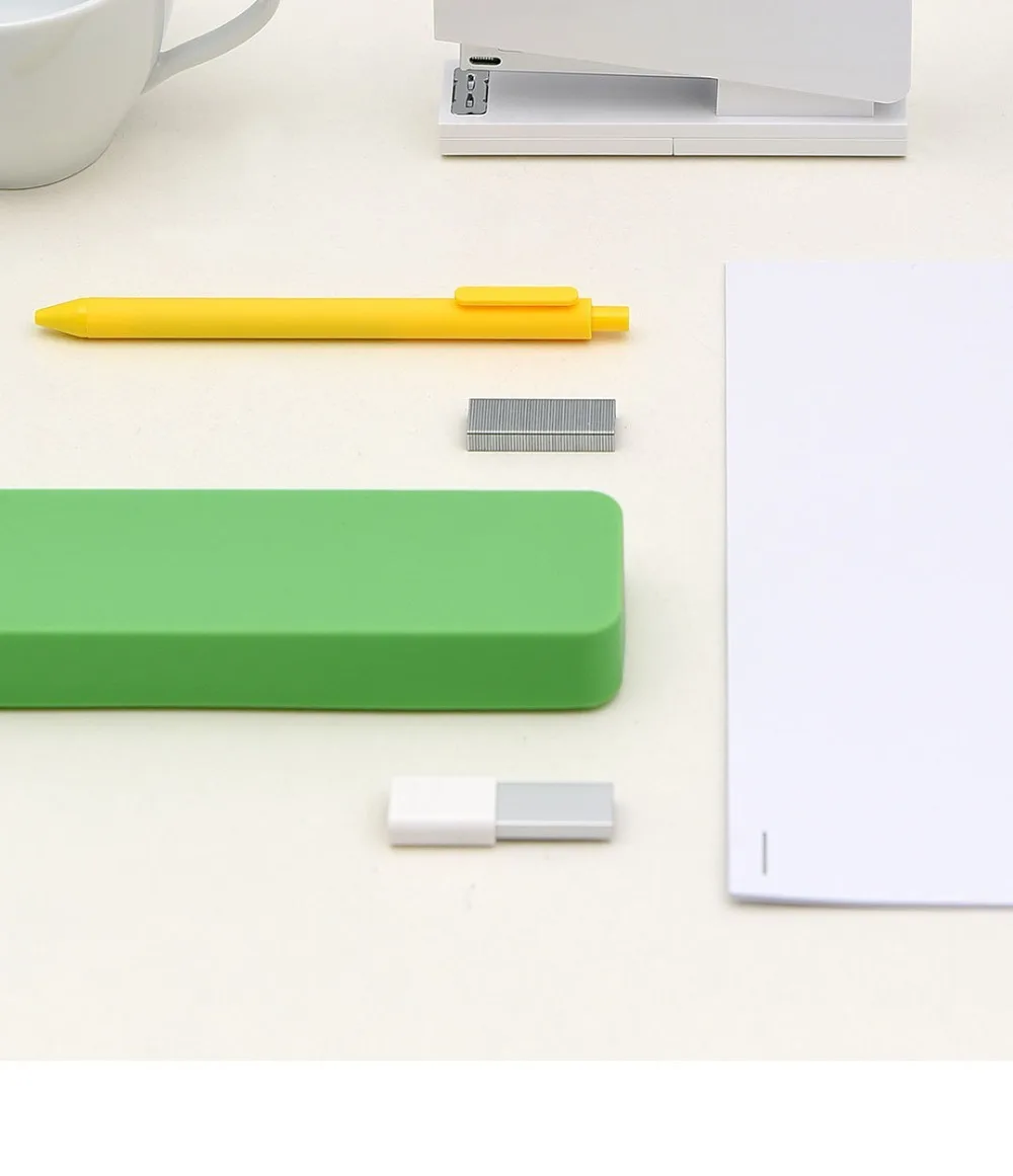 Xiaomi mi jia Kaco Lemo степлер 24/6 26/6 с 100 шт. скобы для бумаги Офис школа для Xiaomi mi дома mi jia умный дом Комплект