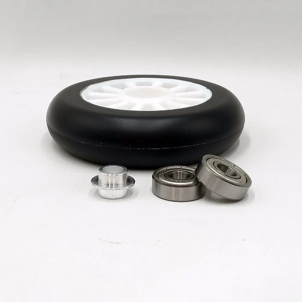 4 шт. коньки на колесах 100 мм с высокоэластичными износостойкими подшипниками из