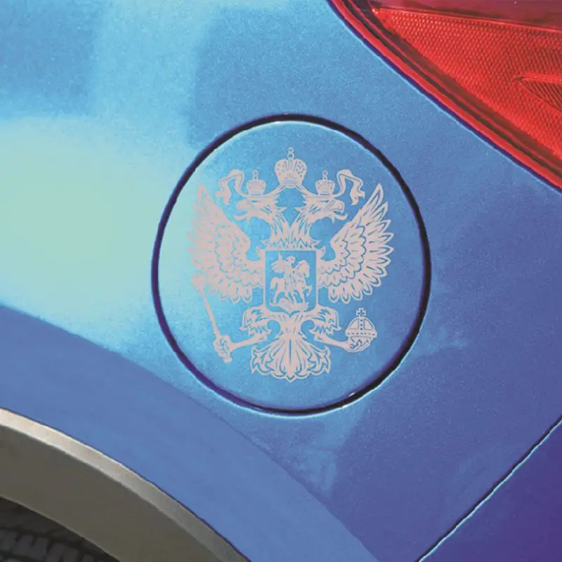 

Coat of Arms of Russia Car Sticker Russian Eagle Decal Stickers For Car Styling #401