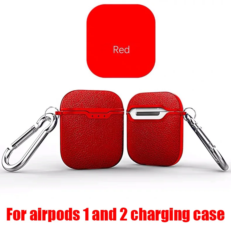 Защитный чехол s стикер для Apple AirPod коробок защитный чехол или Air Pods беспроводные наушники оболочка текстура кожи - Цвет: 1and2 charging C