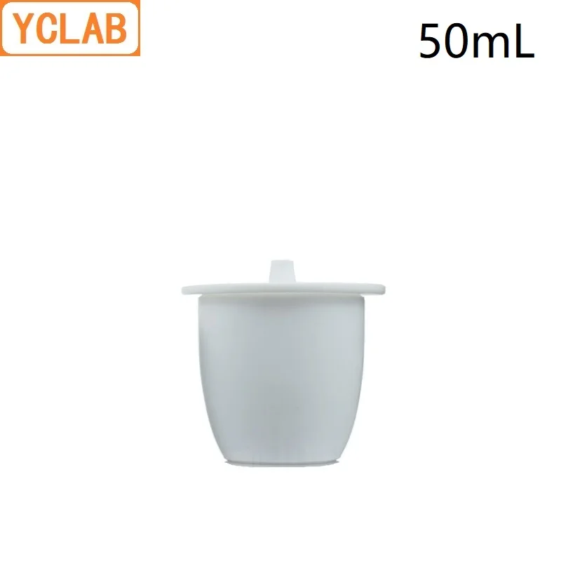 Yclab 30 мл PTFE низкий мерный стакан с носиком политетрафторэтилен Пластик F4 тефлон