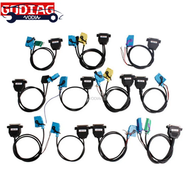 

Full Set Adapter Cables for Digiprog 3 Odometer Programmer diagnostic scanner digiprog III diagnosis cable