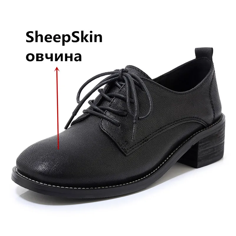 FEDONAS/милые женские осенние однотонные туфли-лодочки с перекрестными ремешками и круглым носком; обувь из натуральной кожи на квадратном каблуке; женская брендовая Повседневная офисная обувь