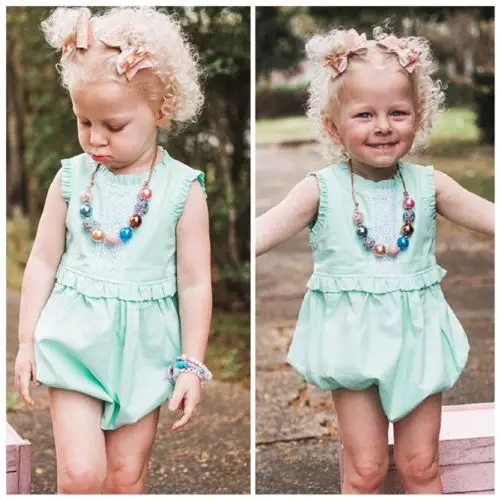 Новинка лета 2018 очаровательный кружевной комбинезон для новорожденных девочек