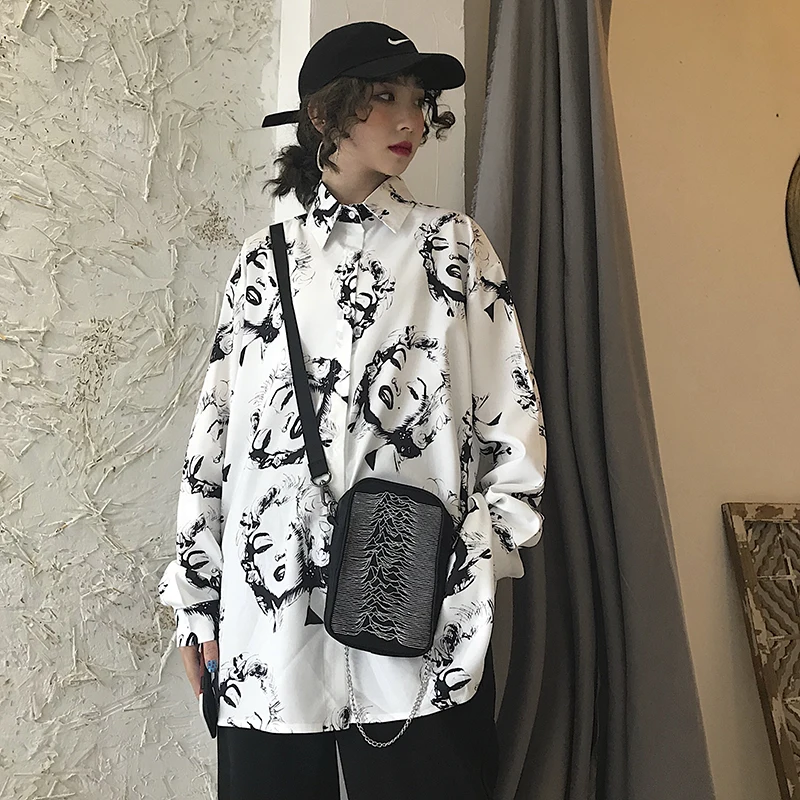 Большие размеры в уличном стиле топы moda feminina blusas модные брендовые весенние