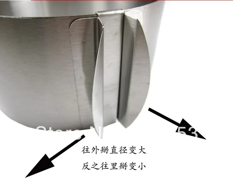 Регулируемая круглая форма для торта из нержавеющей стали 6 12 дюймов/форма