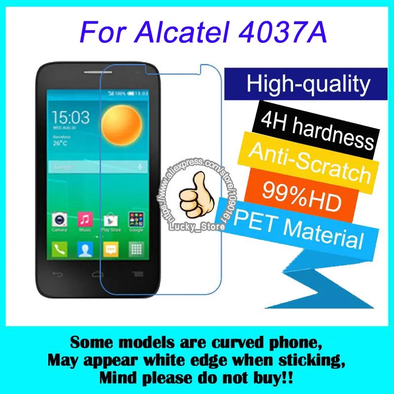 10 шт./лот для Alcatel 4030D 4030E 4032D 4033D 4035X 4037A 4037 т 4045D 4109X 5010D 5017 высокий ясный протектор