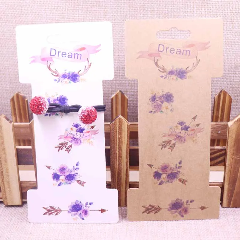 Новинка 100 шт. упаковка для ювелирных изделий бумажное ожерелье/серьги/украшения