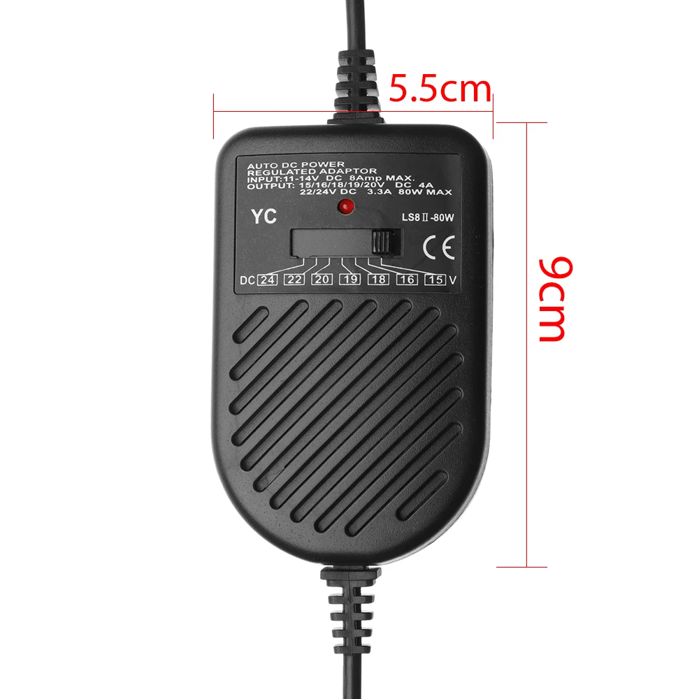 Универсальный 80 Вт DC регулируемый светодиодный индикатор автомобильное