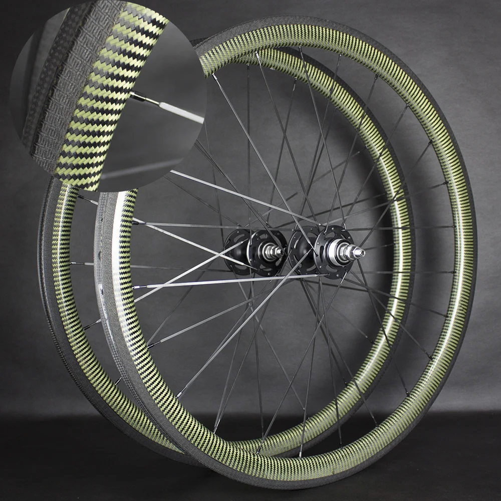 Fixed Gear Карбон кевлар трек колеса 700C 30/35/38/50/60/88/90 мм Глубина один Скорость дорога с