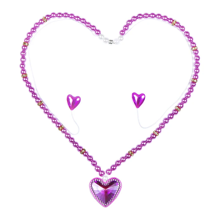 Bluetooth вкладыши Rarphones беспроводные жемчужные наушники розовое ожерелье со