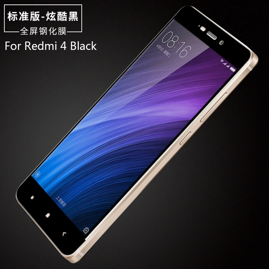 Для Xiaomi Redmi 4 закаленное стекло 2.5D полное покрытие стекло-экран протектор