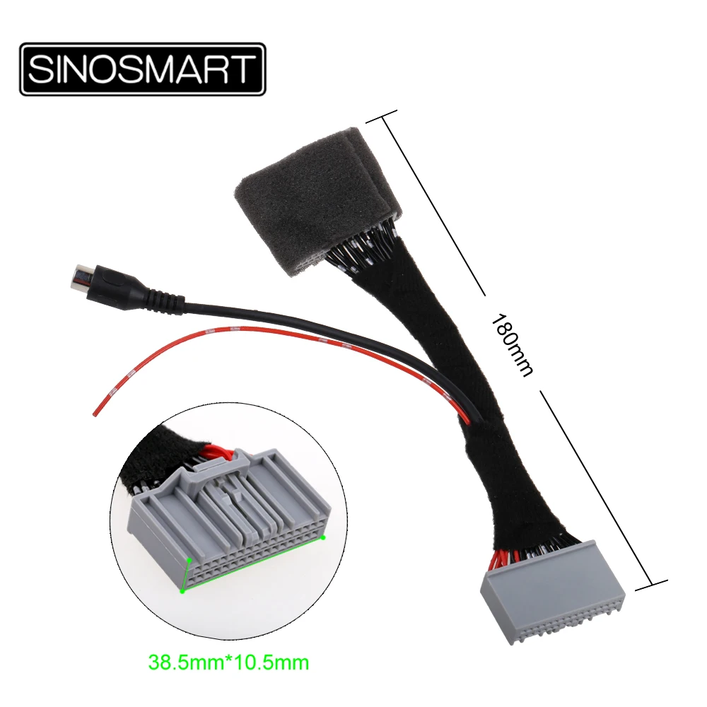 Кабель подключения камеры SINOSMART C32D 32PIN для Honda CRV 5 дюймов/7 дюймов оригинальный