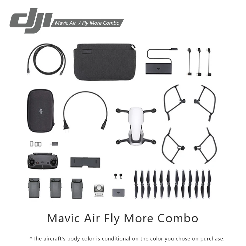 Взлетно-посадочная площадка для DJI Mavic Air/Mavic Air Fly больше комбо Дрон с разрешением 4K 100 Мбит/с видео 3-осевому гидростабилизатору Камера 4 км удаленного Управление с временем полета 21 мин
