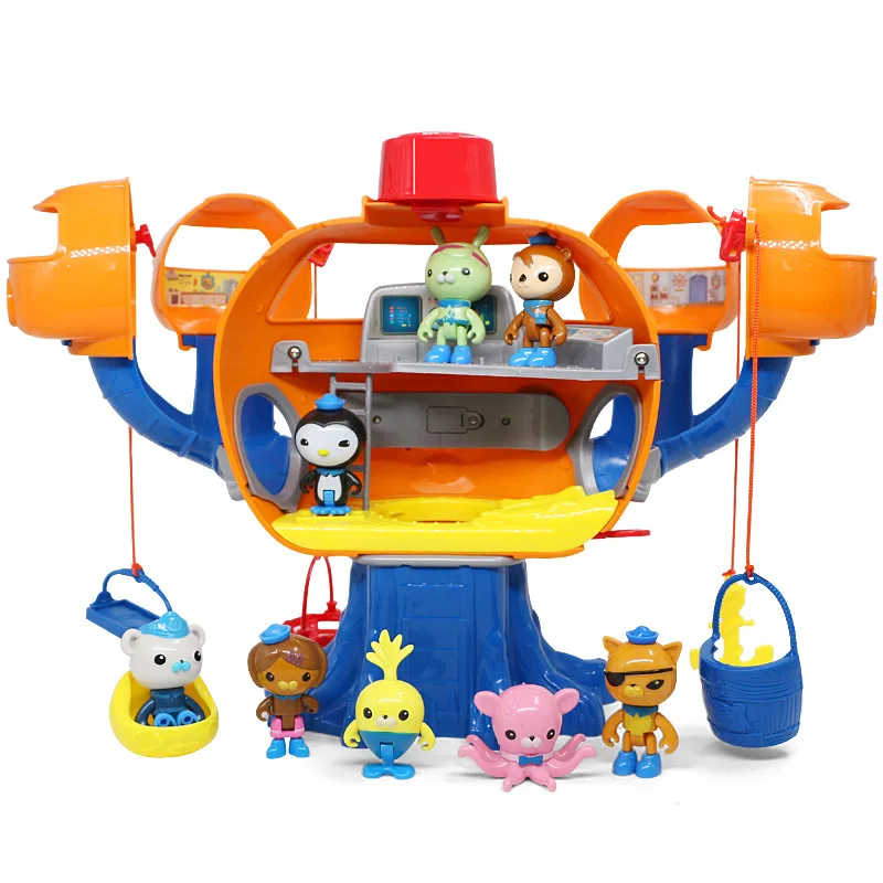 Игрушки Octonauts для мальчиков набор крепости с осьминог и подсветкой музыкальная