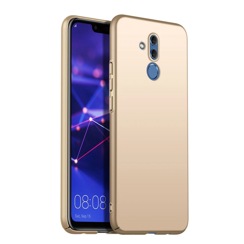 Жесткий Ультратонкий чехол для телефона huawei mate 20 Lite, роскошный пластиковый чехол для задней панели из поликарбоната, чехол для huawei P20 P30 mate 20 Pro 20 Lite Etui - Цвет: Золотой
