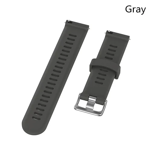ECSEM браслет ремешок для Garmin forerunner 245/245 music vivoactive 3 тренировочный ремешок аксессуары 20 мм ремешок браслет - Цвет: Gray