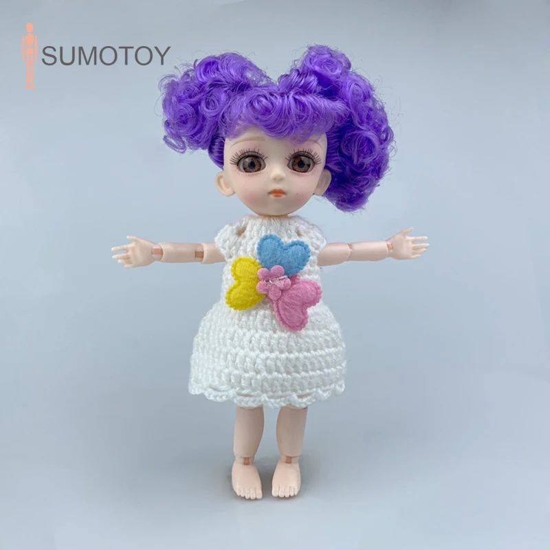 Ручная работа 1/12 bjd кукла игрушка оригинальные девушки принцесса куклы 14 шарнир Bjd кукла игрушка прекрасные дети Рождественский подарок детские игрушки для девочек