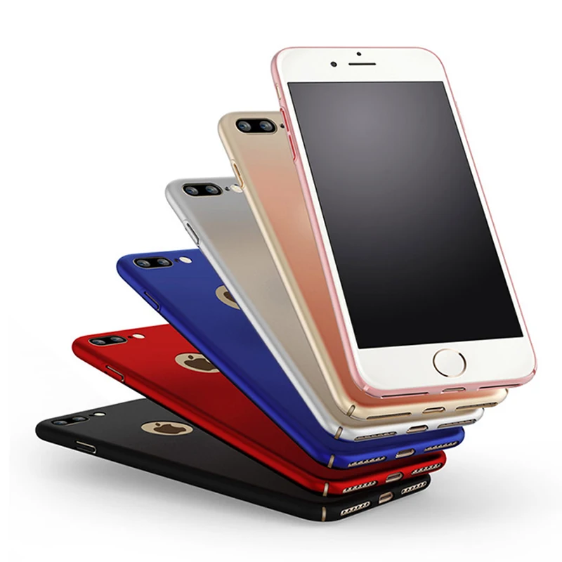 Матовый гладкий Чехол для телефона Apple iPhone 6S 7 6 8 Plus X 5 S 5S SE Ультратонкий защитный