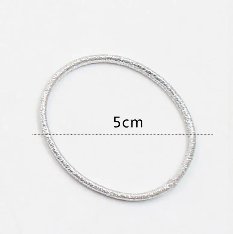 5 см новые модные большие золотые и серебряные держатели для конского хвоста