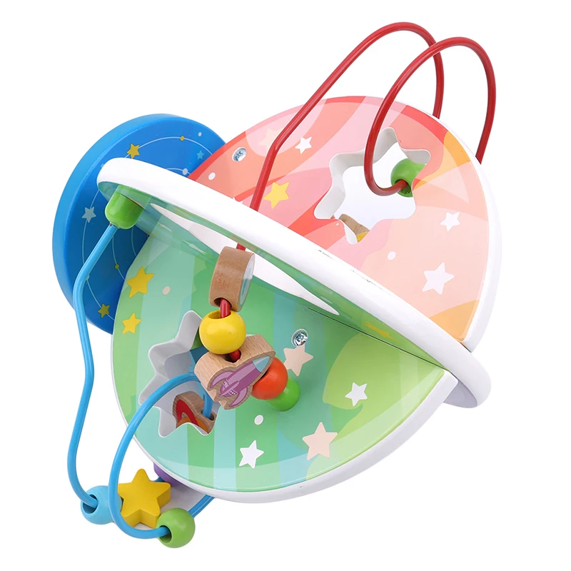 Детские Игрушки для раннего обучения деревянные игрушки детей с круглыми