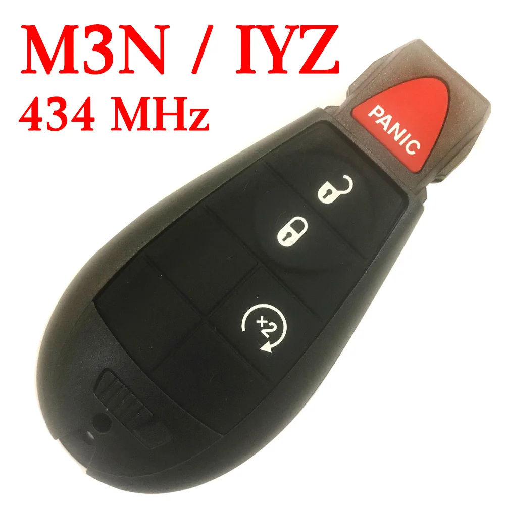 Пульт ДУ для Chrysler / Dodge 434 2008 M3N5WY783X/IYZ C01C 2017 МГц 3 + 1 кнопка|Ключ от авто| |