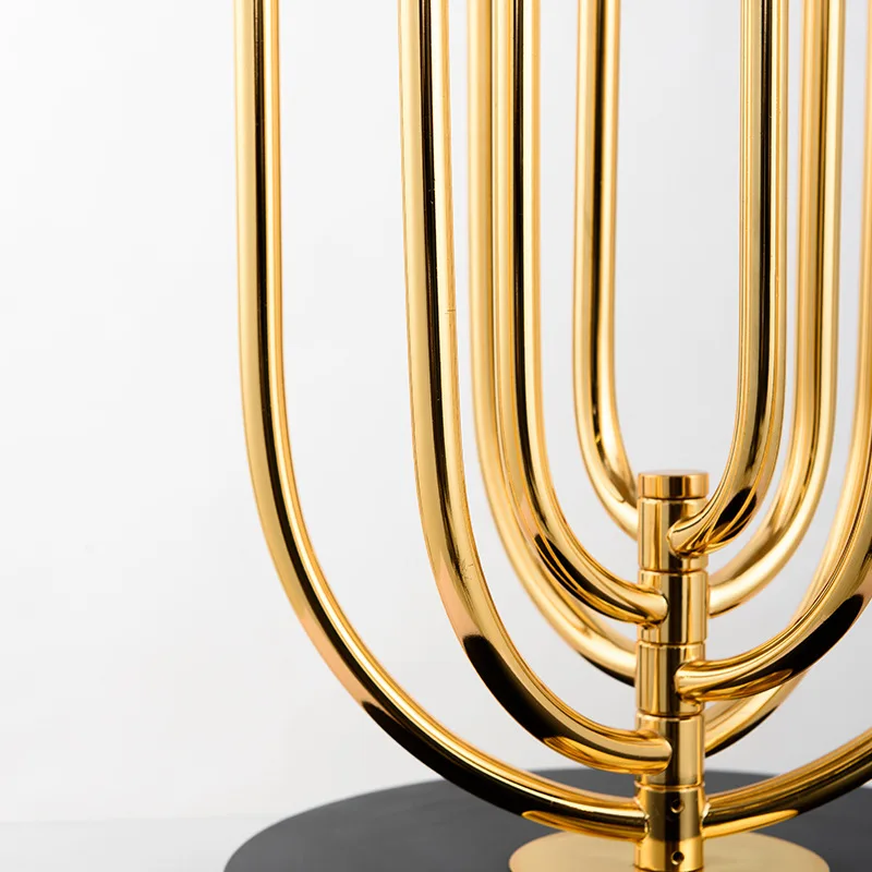 Люлька лампа из кованого железа современная и контрастная модная офисная