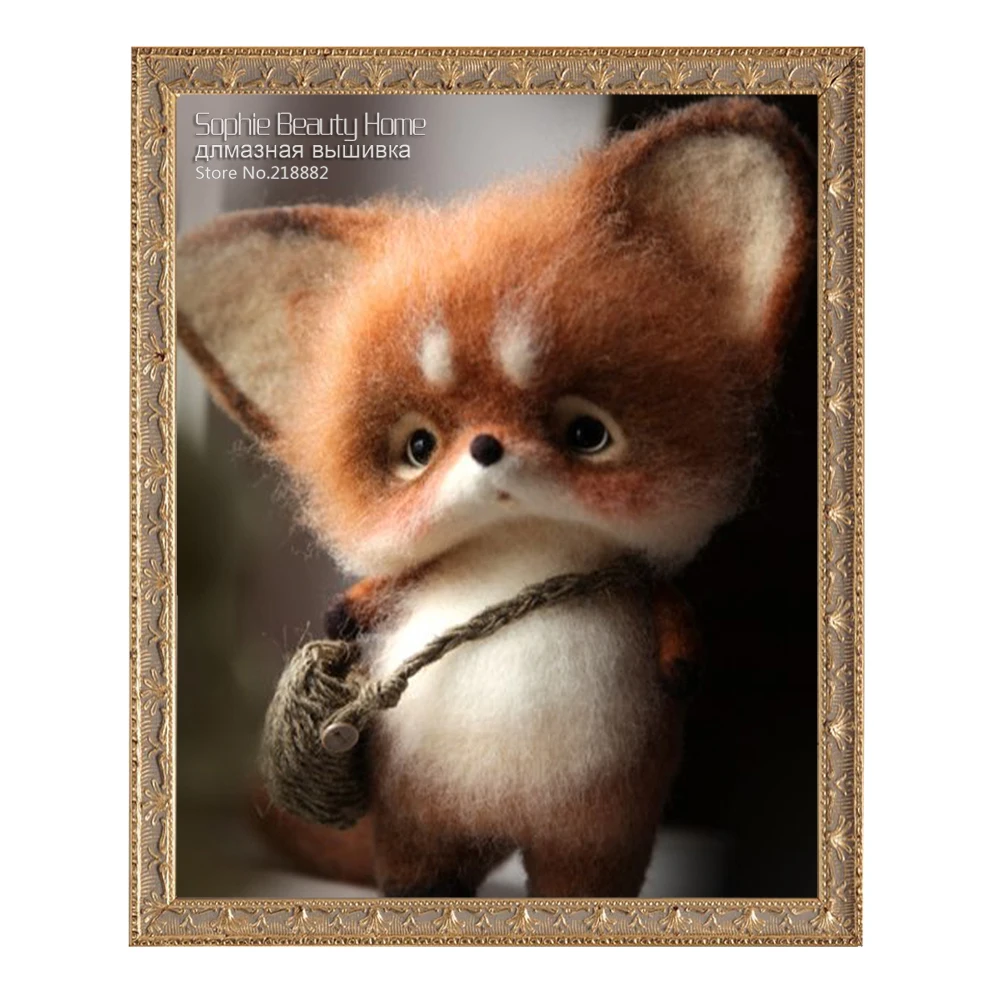 Набор для алмазной вышивки квадратными кристаллами Софи красавица дома | Дом и