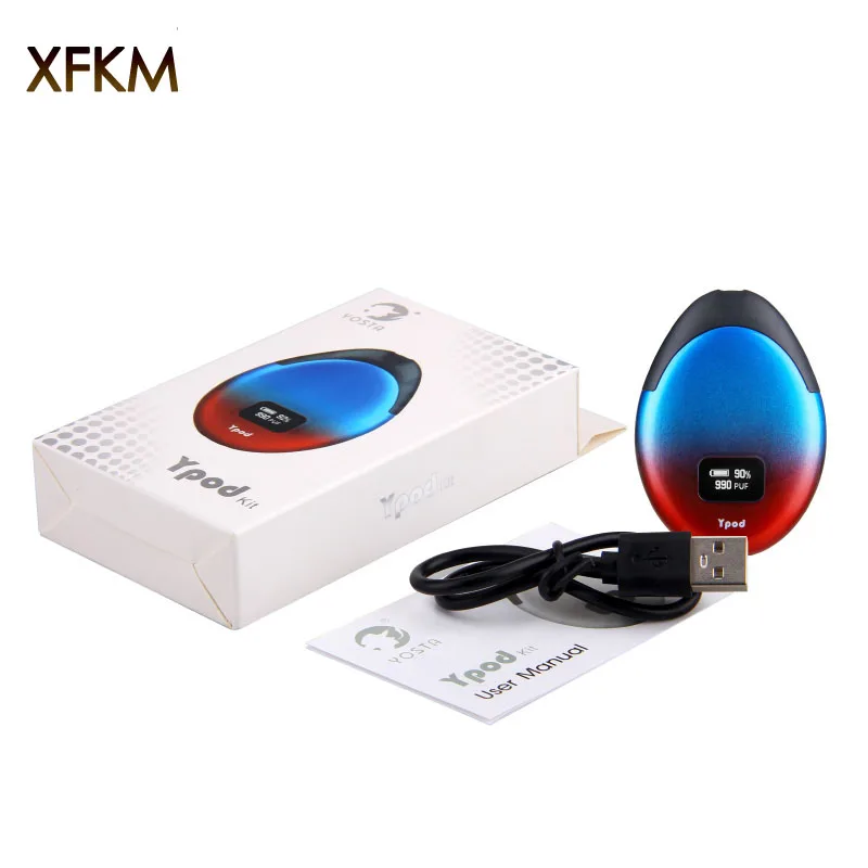 Оригинальный yosta Y Pod Starter Kit 500 мАч Встроенная батарея с oled экраном 2 0 мл Cartridge system E